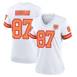 Nike Payne Durham Tampa Bay Buccaneers Game White '76 50th Season Jersey - Women's