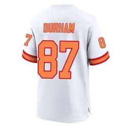 Nike Payne Durham Tampa Bay Buccaneers Game White '76 50th Season Jersey - Youth