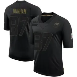Nike Payne Durham Tampa Bay Buccaneers Limited Black 2020 Salute To Service Jersey - Youth