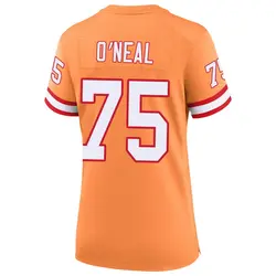 Nike Raiqwon O'Neal Tampa Bay Buccaneers Game Cream sicle 50th Season Jersey - Women's