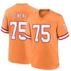 Nike Raiqwon O'Neal Tampa Bay Buccaneers Game Orange Throwback Jersey - Youth