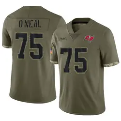 Nike Raiqwon O'Neal Tampa Bay Buccaneers Limited Olive 2022 Salute To Service Jersey - Youth
