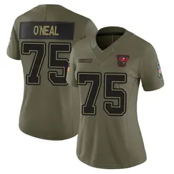 Nike Raiqwon O'Neal Tampa Bay Buccaneers Limited Olive 2025 Salute to Service Jersey - Women's