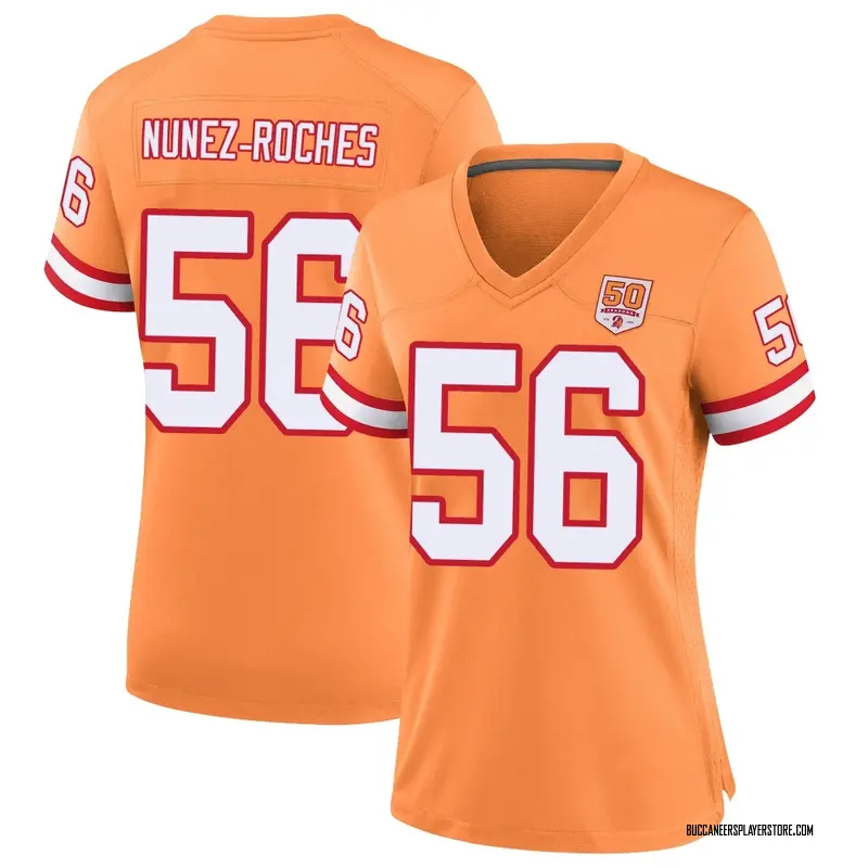 Nike Rakeem Nunez-Roches Tampa Bay Buccaneers Game Cream sicle 50th Season Jersey - Women's
