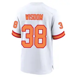 Nike Rashad Wisdom Tampa Bay Buccaneers Game White '76 Jersey - Men's