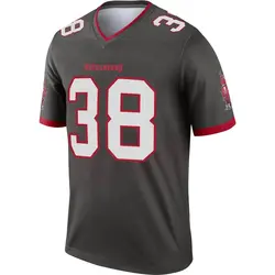 Nike Rashad Wisdom Tampa Bay Buccaneers Legend Pewter Alternate Jersey - Men's