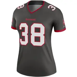 Nike Rashad Wisdom Tampa Bay Buccaneers Legend Pewter Alternate Jersey - Women's