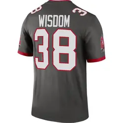 Nike Rashad Wisdom Tampa Bay Buccaneers Legend Pewter Alternate Jersey - Youth