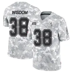 Nike Rashad Wisdom Tampa Bay Buccaneers Limited Arctic Camo 2024 Salute to Service Jersey - Youth