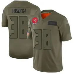 Nike Rashad Wisdom Tampa Bay Buccaneers Limited Camo 2019 Salute to Service Jersey - Men's