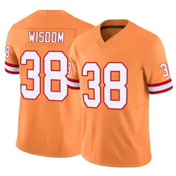 Nike Rashad Wisdom Tampa Bay Buccaneers Limited Orange Vapor F.U.S.E. Jersey - Youth