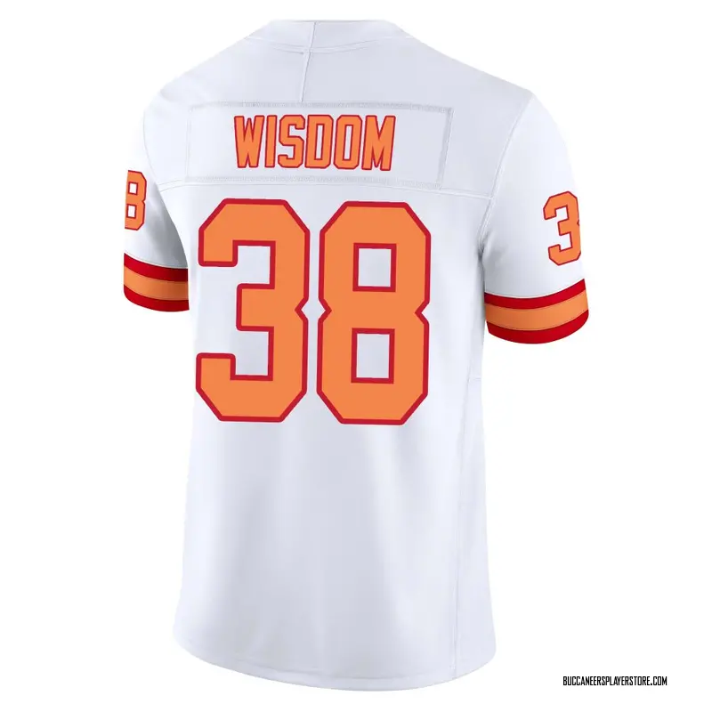 Nike Rashad Wisdom Tampa Bay Buccaneers Limited White '76 Vapor F.U.S.E. Jersey - Men's