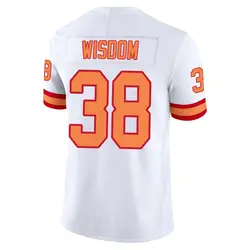 Nike Rashad Wisdom Tampa Bay Buccaneers Limited White '76 Vapor F.U.S.E. Jersey - Youth