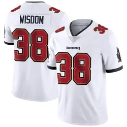 Nike Rashad Wisdom Tampa Bay Buccaneers Limited White Vapor Untouchable Jersey - Youth
