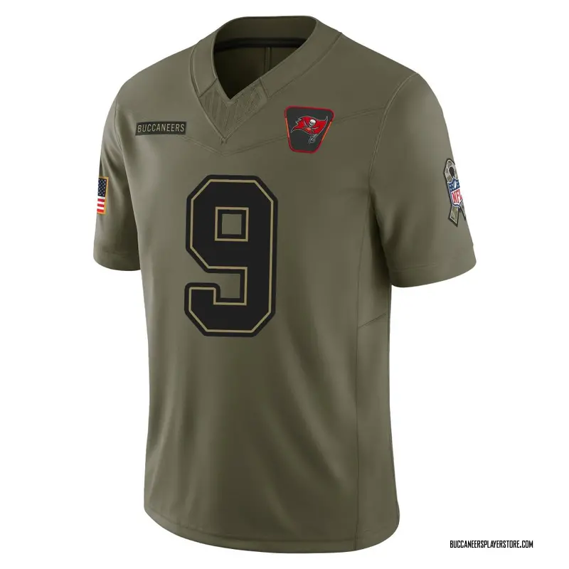 Nike Riley Dixon Tampa Bay Buccaneers Limited Olive 2025 Salute to Service Jersey - Youth