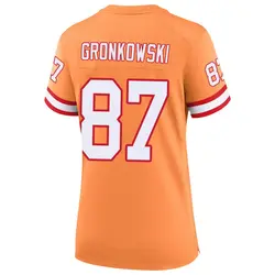 Nike Rob Gronkowski Tampa Bay Buccaneers Game Cream sicle 50th Season Jersey - Women's