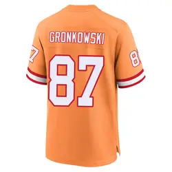 Nike Rob Gronkowski Tampa Bay Buccaneers Game Cream sicle 50th Season Jersey - Youth