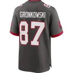 Nike Rob Gronkowski Tampa Bay Buccaneers Game Pewter Alternate Jersey - Men's