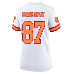 Nike Rob Gronkowski Tampa Bay Buccaneers Game White '76 50th Season Jersey - Women's