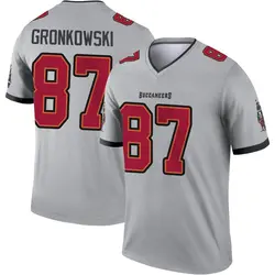 Nike Rob Gronkowski Tampa Bay Buccaneers Legend Gray Inverted Jersey - Youth