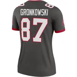 Nike Rob Gronkowski Tampa Bay Buccaneers Legend Pewter Alternate Jersey - Women's