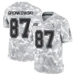 Nike Rob Gronkowski Tampa Bay Buccaneers Limited Arctic Camo 2024 Salute to Service Jersey - Men's