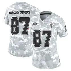Nike Rob Gronkowski Tampa Bay Buccaneers Limited Arctic Camo 2024 Salute to Service Jersey - Women's