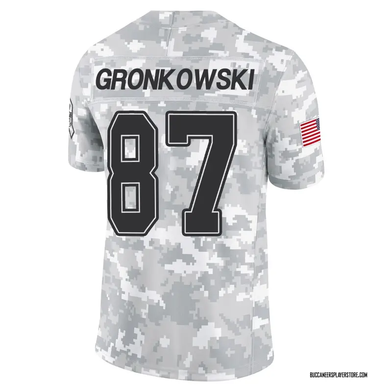 Nike Rob Gronkowski Tampa Bay Buccaneers Limited Arctic Camo 2024 Salute to Service Jersey - Youth