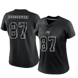 Nike Rob Gronkowski Tampa Bay Buccaneers Limited Black Reflective Jersey - Women's