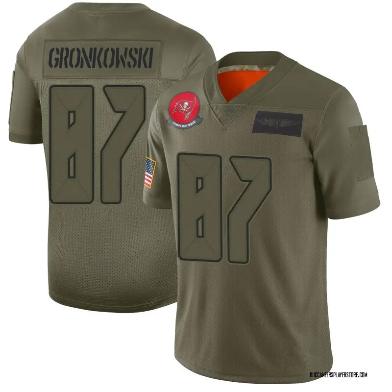 Nike Rob Gronkowski Tampa Bay Buccaneers Limited Camo 2019 Salute to Service Jersey - Youth