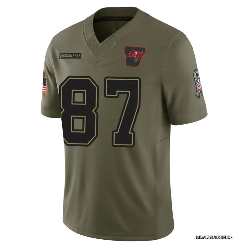 Nike Rob Gronkowski Tampa Bay Buccaneers Limited Olive 2025 Salute to Service Jersey - Men's
