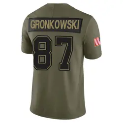 Nike Rob Gronkowski Tampa Bay Buccaneers Limited Olive 2025 Salute to Service Jersey - Youth
