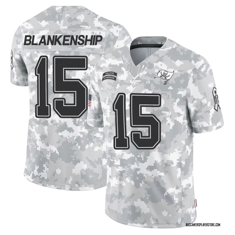 Nike Rodrigo Blankenship Tampa Bay Buccaneers Limited Arctic Camo 2024 Salute to Service Jersey - Youth