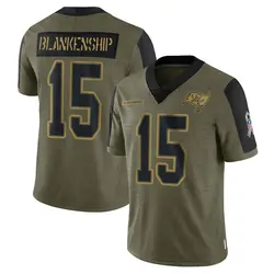 Nike Rodrigo Blankenship Tampa Bay Buccaneers Limited Olive 2021 Salute To Service Jersey - Youth