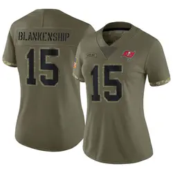 Nike Rodrigo Blankenship Tampa Bay Buccaneers Limited Olive 2022 Salute To Service Jersey - Women's