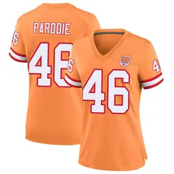 Nike Roman Parodie Tampa Bay Buccaneers Game Cream sicle 50th Season Jersey - Women's