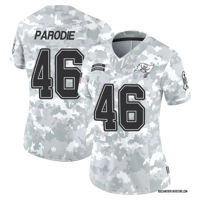 Nike Roman Parodie Tampa Bay Buccaneers Limited Arctic Camo 2024 Salute to Service Jersey - Women's