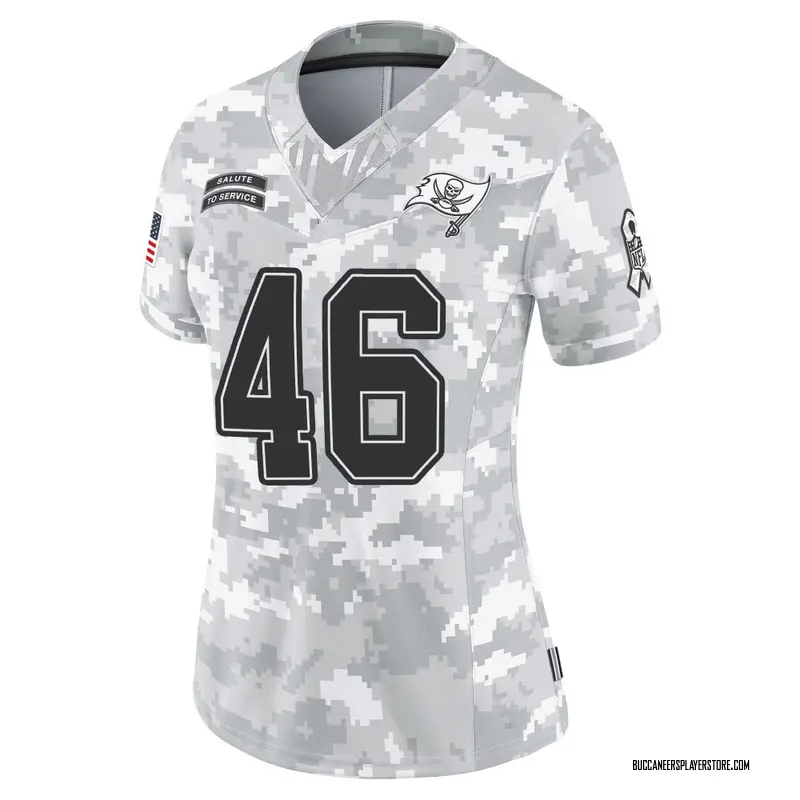 Nike Roman Parodie Tampa Bay Buccaneers Limited Arctic Camo 2024 Salute to Service Jersey - Women's