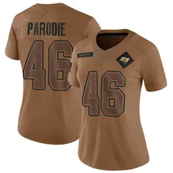 Nike Roman Parodie Tampa Bay Buccaneers Limited Brown 2023 Salute To Service Jersey - Women's