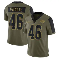 Nike Roman Parodie Tampa Bay Buccaneers Limited Olive 2021 Salute To Service Jersey - Men's