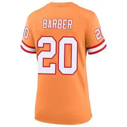 Nike Ronde Barber Tampa Bay Buccaneers Game Cream sicle 50th Season Jersey - Women's