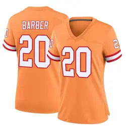 Nike Ronde Barber Tampa Bay Buccaneers Game Orange Throwback Jersey - Women's