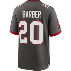 Nike Ronde Barber Tampa Bay Buccaneers Game Pewter Alternate Jersey - Youth