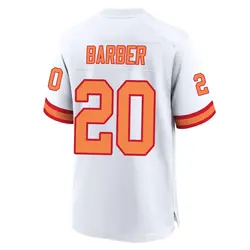 Nike Ronde Barber Tampa Bay Buccaneers Game White '76 50th Season Jersey - Men's
