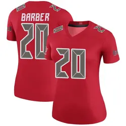Nike Ronde Barber Tampa Bay Buccaneers Legend Red Color Rush Jersey - Women's
