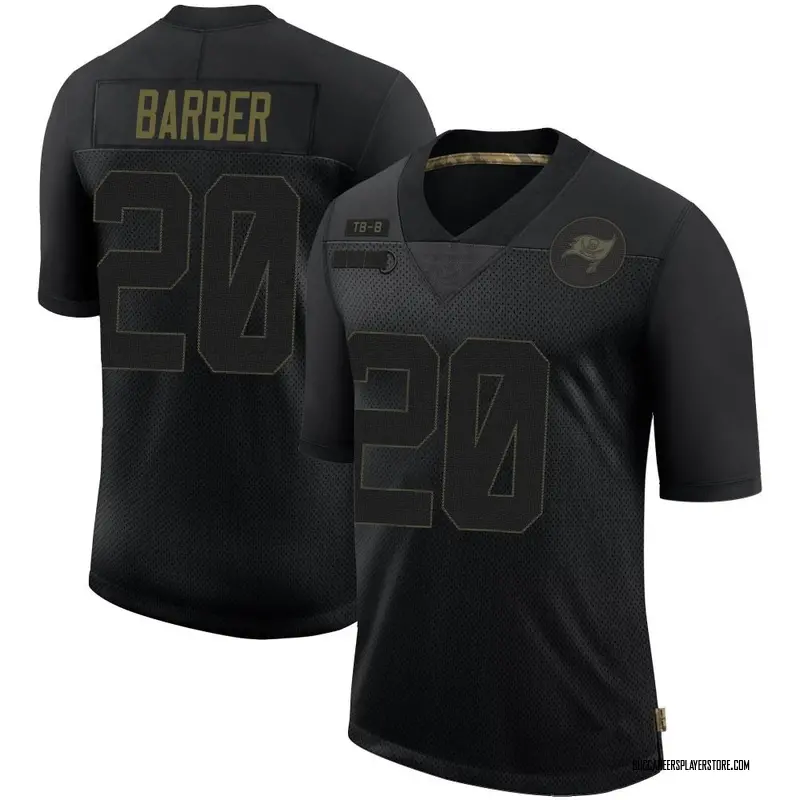Nike Ronde Barber Tampa Bay Buccaneers Limited Black 2020 Salute To Service Jersey - Men's