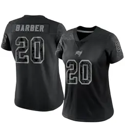 Nike Ronde Barber Tampa Bay Buccaneers Limited Black Reflective Jersey - Women's