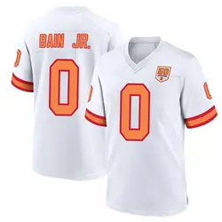 Nike Rueben Bain Jr. Tampa Bay Buccaneers Game White '76 50th Season Jersey - Youth
