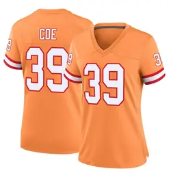 Nike Ryan Coe Tampa Bay Buccaneers Game Orange Throwback Jersey - Women's