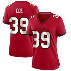 Nike Ryan Coe Tampa Bay Buccaneers Game Red Team Color Jersey - Women's